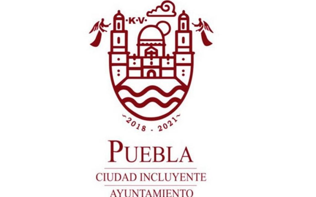 Los logos institucionales que ha tenido el Ayuntamiento de Puebla